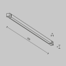 Трековый светильник MAYTONI BASIS EXILITY TR240-2-6W4K-B